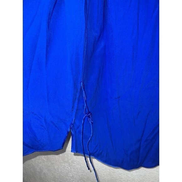 Ser.o.ya Karry Shirt 95% Silk Size Small Blue Collared Blouse Retail $395 X - Picture 7 of 15